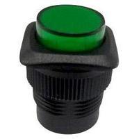 Pushbutton switch 250 Vac 1.5 A 1 x Off/On SCI R13-508B-05 GREEN latch 1 pc(s)