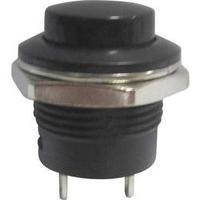 Pushbutton 250 Vac 3 A 1 x Off/(On) SCI R13-507A-05 BLACK ACTUATOR momentary 1 pc(s)