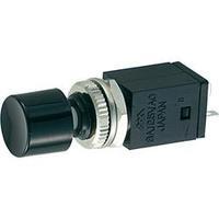 Pushbutton switch 125 Vac 3 A 1 x Off/On Miyama DS-408, BLACK latch 1 pc(s)