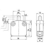 Pushbutton 400 Vac 16 A 1 x Off/(On) Marquardt 1117.0101 IP40 momentary 1 pc(s)