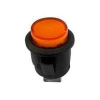 Pushbutton switch 250 Vac 1.5 A 1 x Off/On SCI R13-523BL-05 YELLOW LED latch 1 pc(s)