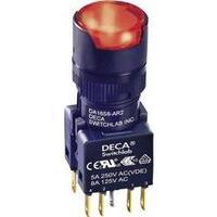 Pushbutton 250 Vac 5 A 1 x Off/(On) DECA ADA16S6-MR2-B2KR IP65 momentary 1 pc(s)