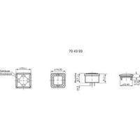 Pushbutton 50 V DC/AC 0.25 A 1 x Off/(On) RAFI RF 15 UNBEL. BAUH. 9.7MM SILBER momentary 1 pc(s)