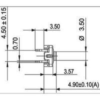 Pushbutton 42 V DC/AC 0.1 A 1 x Off/(On) RAFI TASTE RACON 8 PA INNENLIEGEND momentary 1 pc(s)