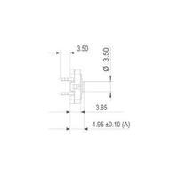 Pushbutton 42 V DC/AC 0.1 A 1 x Off/(On) RAFI RACON 12 PRINTANSCHLUSS AUSSEN momentary 1 pc(s)