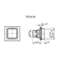 Pushbutton planar Red RAFI DRUCKTASTE ROT 1 pc(s)