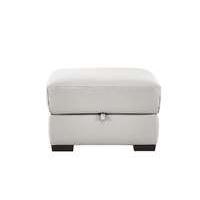 Puglia Leather Storage Footstool