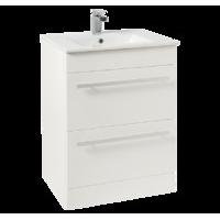 purity 600mm vanity unit high white gloss