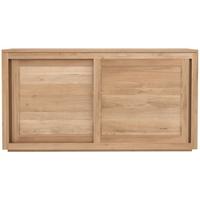 Pure Oak 2 Sliding Door Sideboard