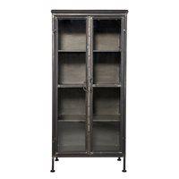 PURISTIC METAL DISPLAY CABINET - No Size