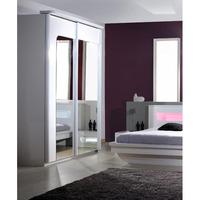 Pulse 2 Door High Gloss Wardrobe In White