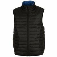 puffa mens milford feather down bodywarmer gilet black