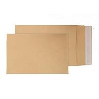 Purely Packaging C4 324 x 229 x 25 mm Gusset Pocket Peel and Seal Manila Envelope (Pack of 125)