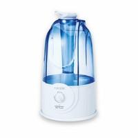 PureAire 12094 Ultrasonic Humidifier with 3 Litre Tank and Cool Mist/Variable Output/Auto Shut-Off Features, White/Blue