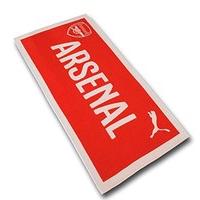 puma arsenal football beach towel 2017 redwhite one size