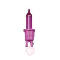 Push-In 1.08 W 12 V pink bulbs, set of 5