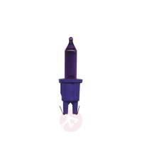 Push-In 1.08 W 12 V purple bulbs, set of 5