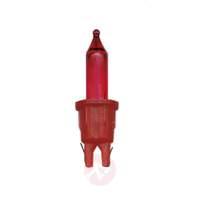 Push-In 1.08 W 12 V Red replacement bulbs set of 5