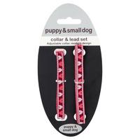 Puppy and Small Dog Collar and Lead Set Assorted