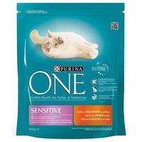 Purina ONE Sensitive Turkey & Rice Dry Cat Food - 1.5kg