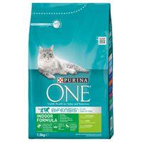 Purina ONE Special Needs Dry Cat Food Economy Packs - Indoor - Turkey & Whole Grains (2 x 3kg)