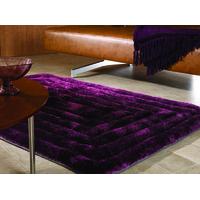 Purple Steps Shaggy Rug Kiev 120X170