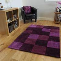 purple aubergine contempoary rug banbury small