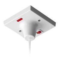 Pullcord switch 45A Double Pole Ceiling Pull cord Switch With Neon White - E25009