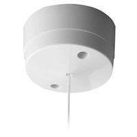 Pullcord switch 6A 1 Way Ceiling Pull cord Switch White - E25005