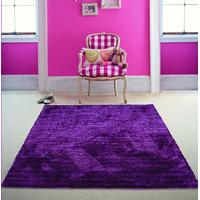 Purple Shiny Stripe 100% Polyester Rug - Juno 160x220