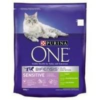 Purina One Sensitive Rich In Turkey & Rice 800g (Pack of 4)