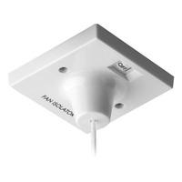 Pullcord switch 10A Triple Pole Ceiling Fan Isolator Pull cord Switch White - E25010