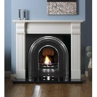 PureGlow Knighton Perla Micro Marble Fire Surround