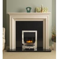 PureGlow Wenlock Agean Limestone Fire Surround