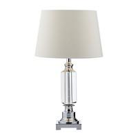 PUE4208 Puerto Table Lamp With Ivory Faux Silk Shade