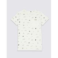 Pure Cotton Short Sleeve Top (3-14 Years)