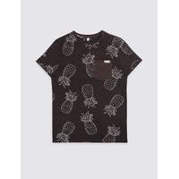 pure cotton pineapple print top 3 14 years