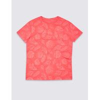 Pure Cotton All Over Print T-Shirt (3-14 Years)