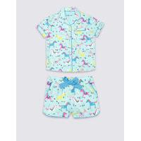 Pure Cotton All Over Print Short Pyjamas (9 Months - 8 Years)