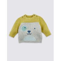 Pure Cotton Knitted Jumper