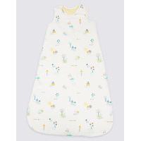 Pure Cotton All Over Print 2.1 Tog Sleeping Bag