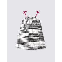 Pure Cotton Striped Jersey Dress (3 Months - 5 Years)