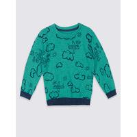 Pure Cotton All Over Print Jumper (3 Months - 5 Years)