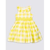 pure cotton checked prom dress 3 months 5 years