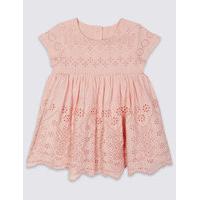 Pure Cotton Broderie Dress