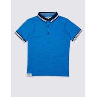 Pure Cotton Polo Shirt (3 Months - 5 Years)