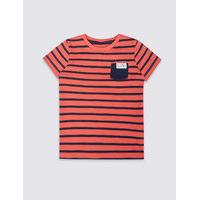 Pure Cotton Striped T-Shirt (3 Months - 5 Years)