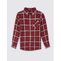 Pure Cotton Checked Shirt (3-14 Years)