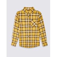 Pure Cotton Checked Shirt (3-14 Years)