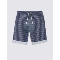 Pure Cotton Textured Shorts (3-14 Years)